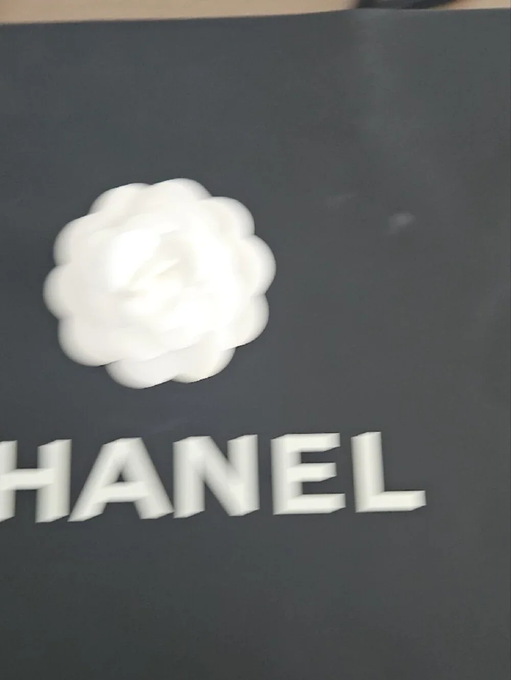CHANEL black shopping